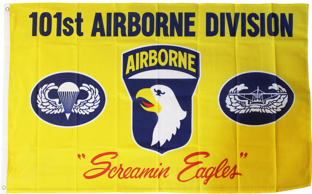 Monde des As, 101st Screamin Eagle 3x5' Flag