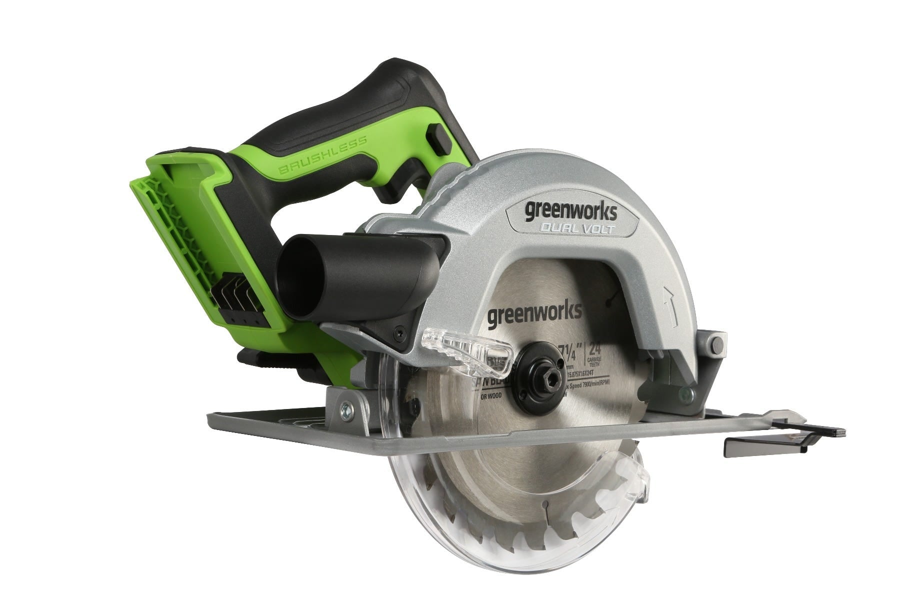 greenworkscommercial, 24CS45 Scie circulaire 7-1/4" 48V/24V Dual-Volt (outil seulement)