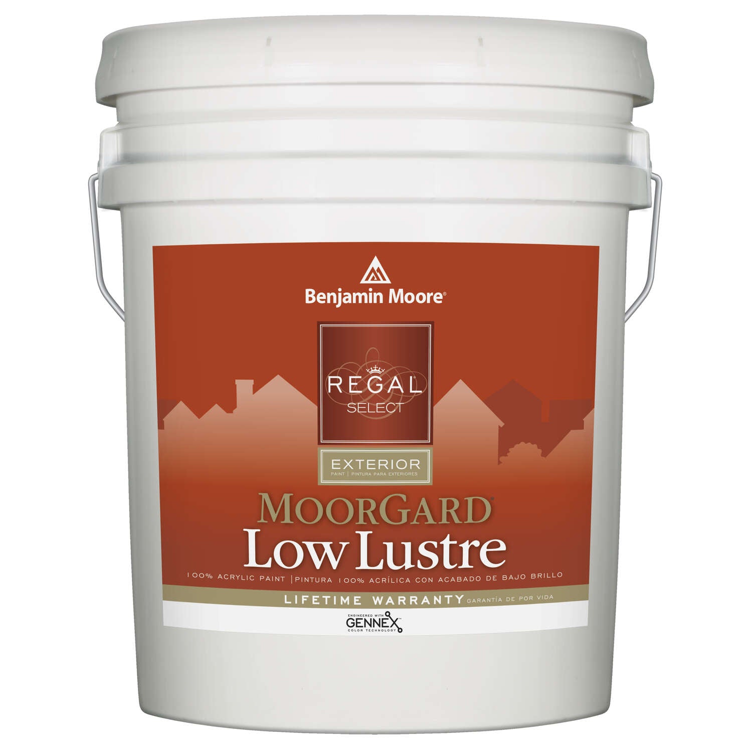 Benjamin Moore, 5 GAL MOORGARD Peinture d'extérieur Regal Select - teintée à faible lustre