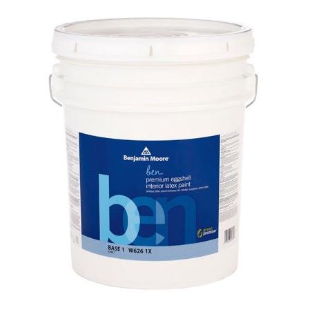 Benjamin Moore, 5 GAL ben Peinture d'intérieur au latex acrylique et apprêt - fini coquille d'œuf