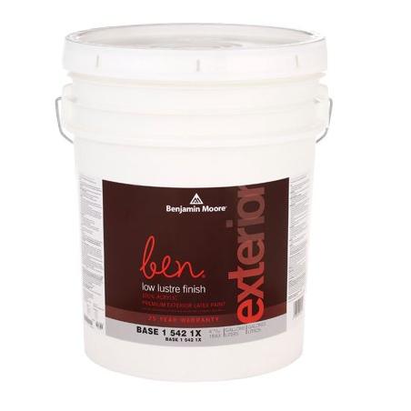 Benjamin Moore, 5 GAL peinture d'extérieur au latex acrylique ben - fini peu lustré