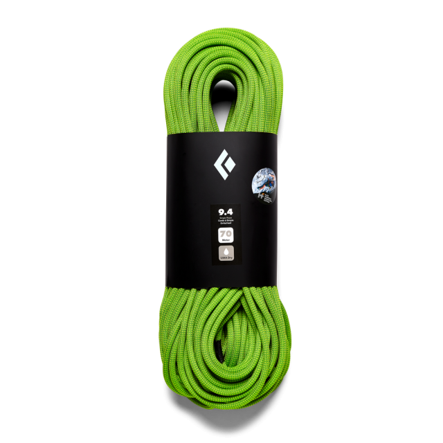 Diamant noir, 9.4 Corde - 70m - Dry Honnold E