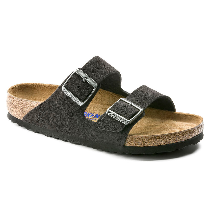 Birkenstock, Arizona Suede Soft Fb Sandal