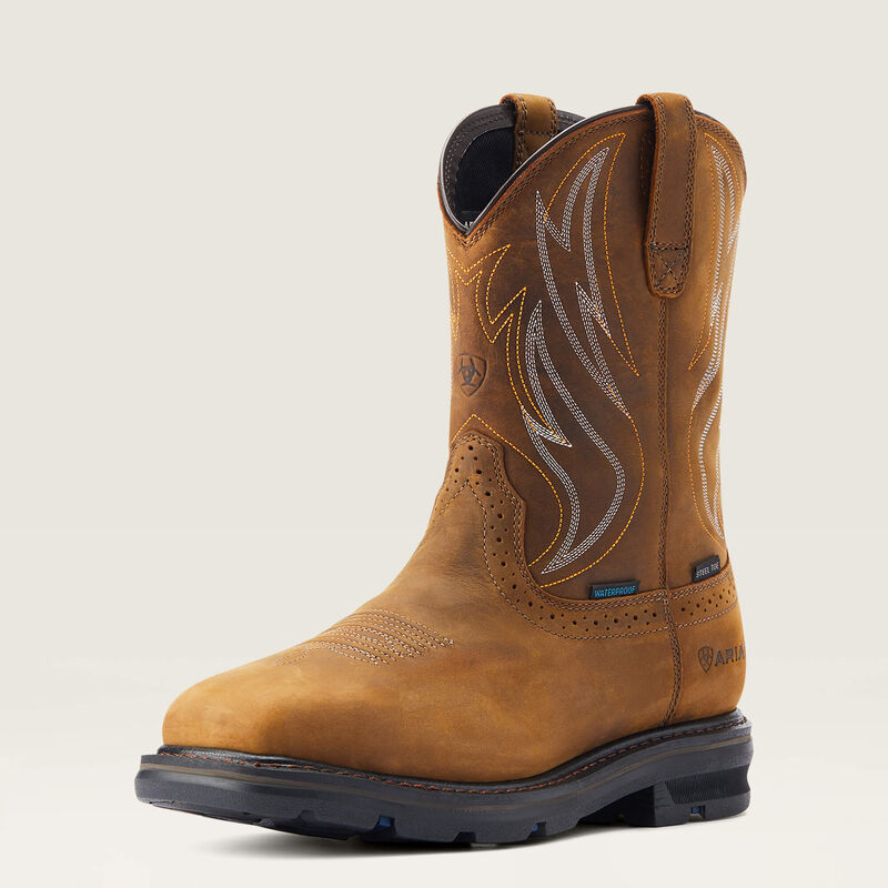 Ariat, Botte de travail Sierra Shock Shield Waterproof Steel Toe pour hommes