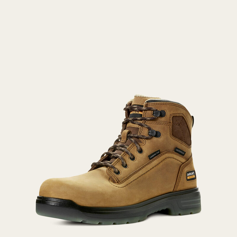 Ariat, Botte de travail Turbo 6" imperméable en carbone pour hommes