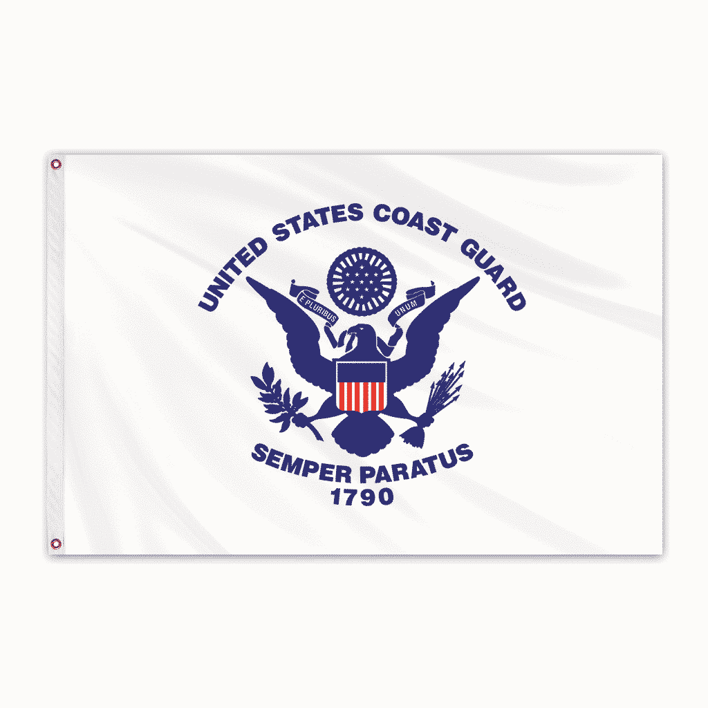 Monde des As, Drapeau 3x5' des gardes-côtes américains