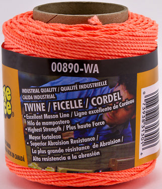 Source de cordage, FICELLE #18X250 FICELLE NYLON ORANGE