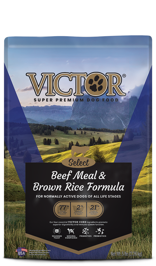 Victor, Formule Victor à base de farine de bœuf et de riz brun