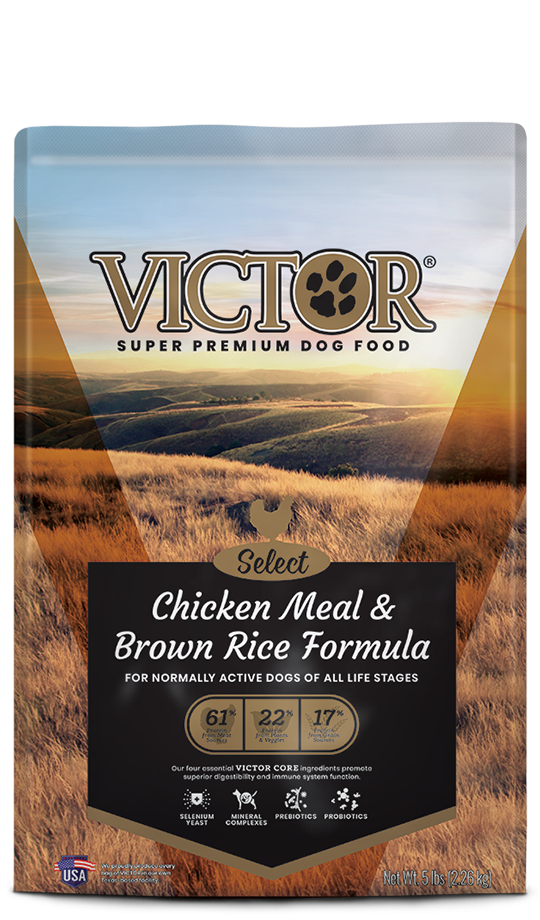 Victor, Formule Victor à base de farine de poulet et de riz brun