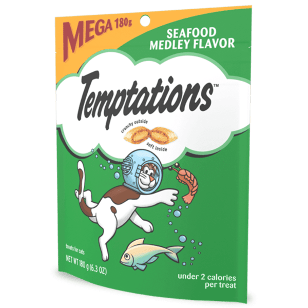 TEMPTATIONS, Friandises pour chats Temptations Seafood Medley Flavor