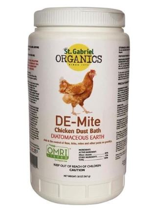 Gabriel Organics, Gabriel Organics De-Mite Chicken Dust Bath Diatomaceous Earth (Terre diatomée)