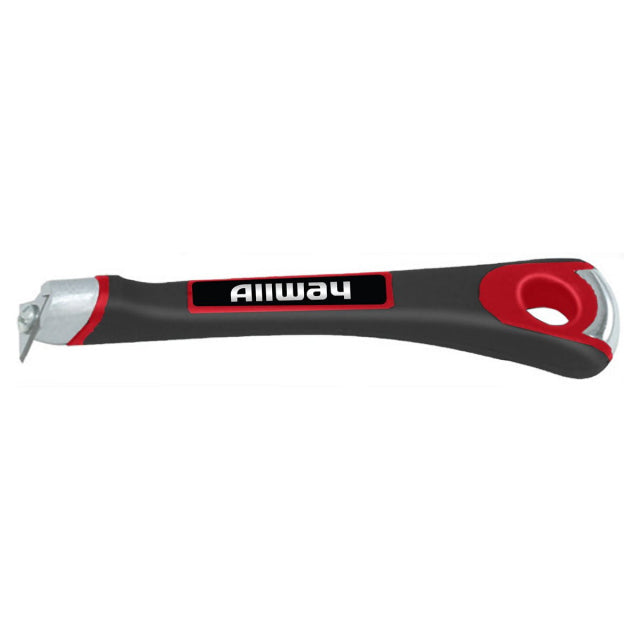 Outils Allway, Grattoir en carbure de 1" à prise souple, extrémité marteau, cartonné