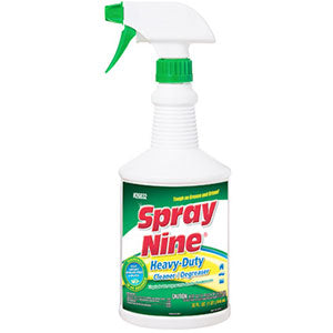 Spray Nine est une marque déposée d'Illinois Tool Works., Illinois Tool Works Spray Nine® Nettoyant+Dégraissant+Désinfectant à usage intensif