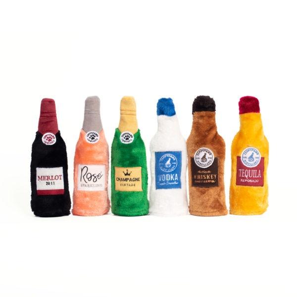 ZippyPaws, Jouet en peluche pour chien ZippyPaws Happy Hour Crusherz Champagne