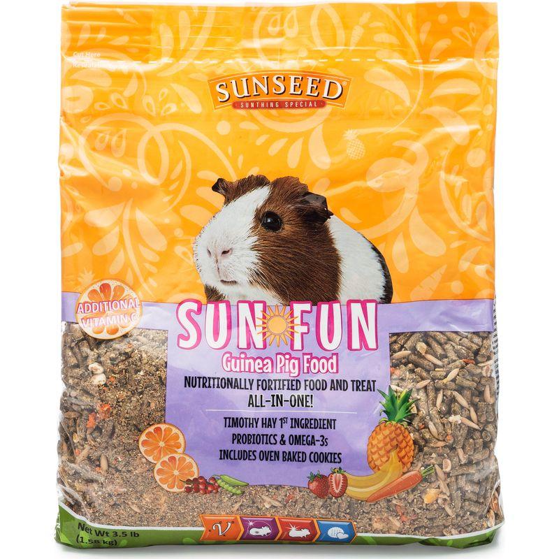 SUNSEED, LE SOLEIL S'AMUSE POUR LE COCHON D'INDE