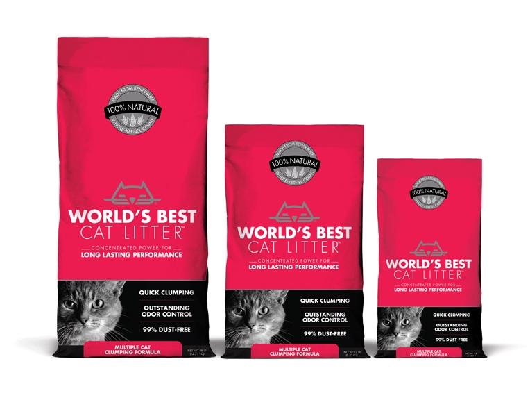 La meilleure litière pour chat du monde™, Litière agglomérante pour chats multiples World's Best