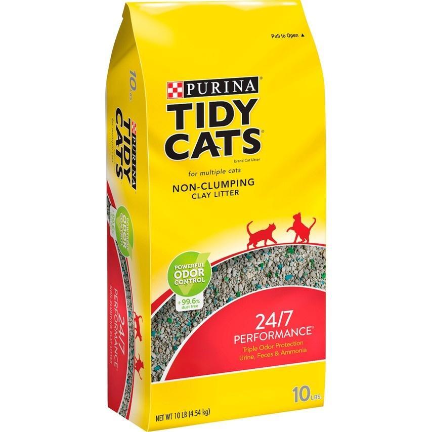 Chats bien rangés, Litière pour chats Tidy Cats Non Clumping 24/7 Performance MultiCat Long Lasting Odor Control