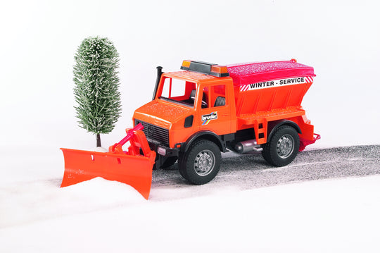 Bruder, Mb-Unimog Service d'hiver avec lame de déneigement