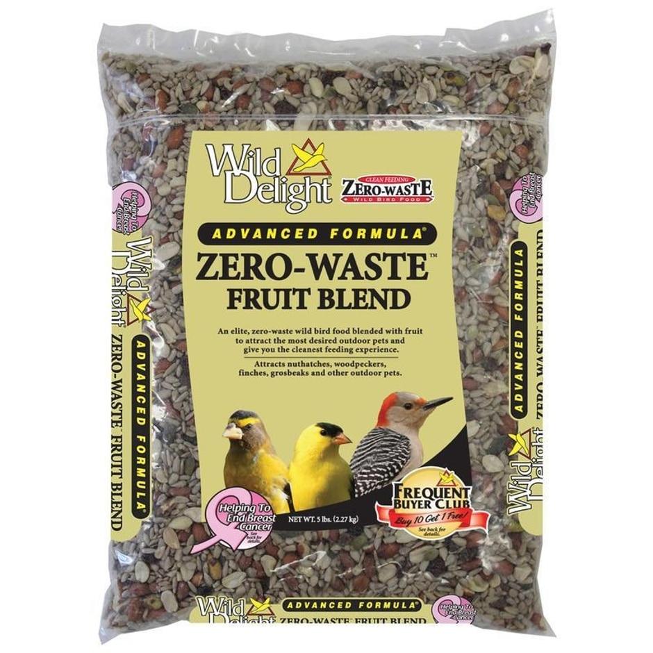 Délice sauvage, NOURRITURE POUR OISEAUX WILD DELIGHT MÉLANGE DE FRUITS ZÉRO DÉCHET