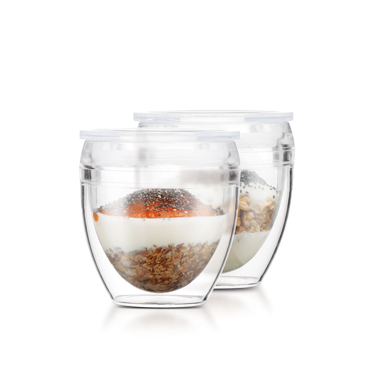 Bodum, Pavina To-Go Cups With Lid (Tasses à emporter avec couvercle)