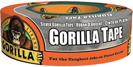 Gorilla Glue, RUBAN 1.88 IN X 30 YD SLVR (6074004)