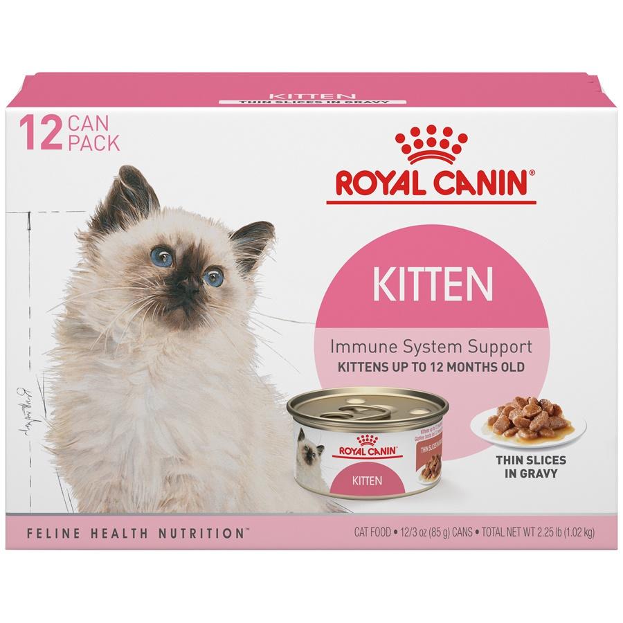 Royal Canin, Royal Canin Feline Nutrition Kitten Instinctive Thin Slices in Gravy nourriture en boîte pour chats