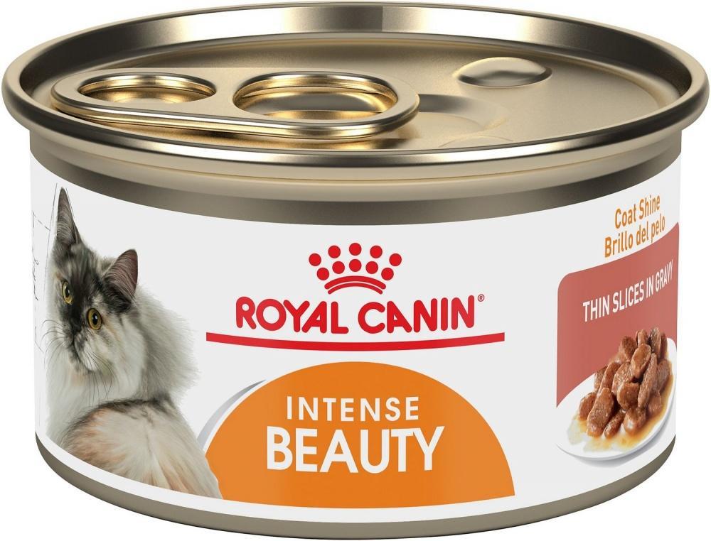 Royal Canin, Royal Canin Intense Beauty Thin Slices in Gravy nourriture en boîte pour chats