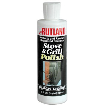 RUTLAND, Rutland 72 Polish liquide noir pour poêle et grill ~ 8 oz