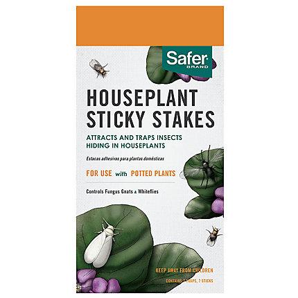 Safer, SAFER® TUTEURS ADHÉSIFS POUR PLANTES D'INTÉRIEUR - 7 TUTEURS