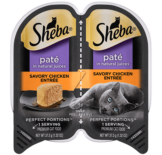 Sheba, SHEBA® PERFECT PORTIONS™ Premium Paté Entrée Poulet Savoureux