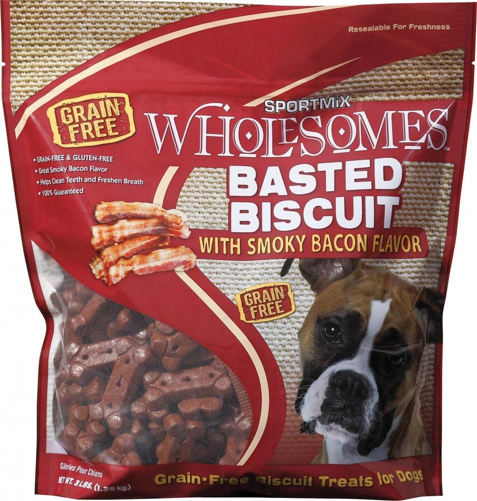 SPORTMiX, SPORTMiX Wholesomes Gourmet Biscuits avec Bacon Fumé Friandises pour chien sans céréales