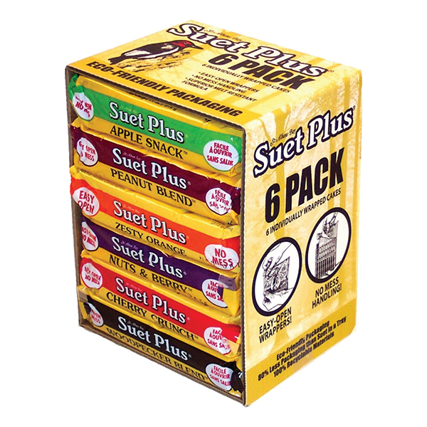 Suet Plus, SUET PLUS VARIETY SUET CAKES 6 PACK