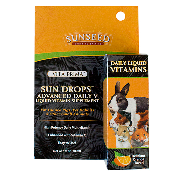 SUNSEED, SUN SEED VITA PRIMA SUNDROPS ADVANCED DAILY VITAMINS FOR SMALL ANIMALS