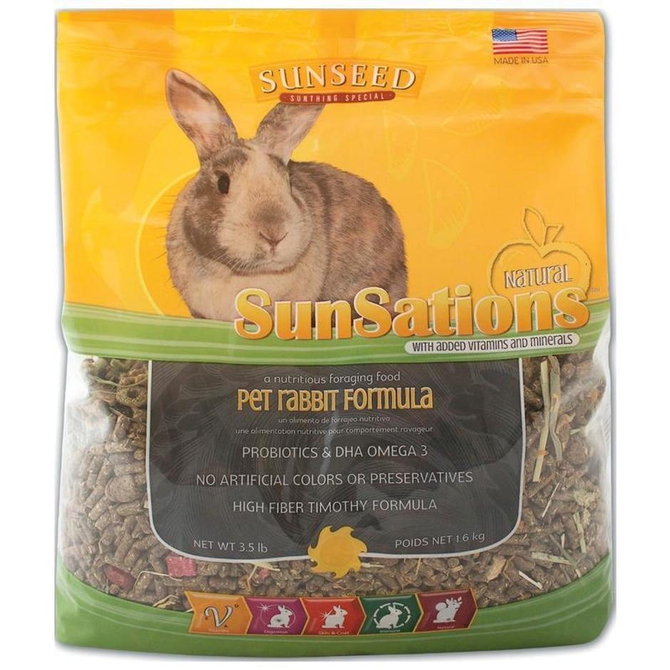 SUNSEED, SUNSATIONS NATURAL RABBIT FORMULA