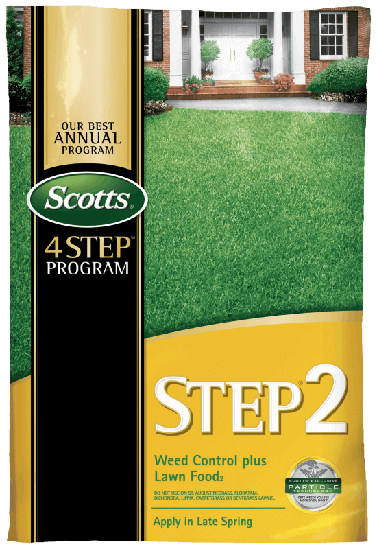 Scotts, Scotts® STEP® 2 - Lutte contre les mauvaises herbes plus engrais pour pelouse 2