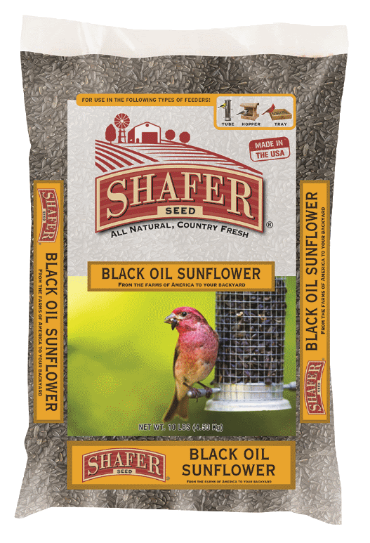 Shafer Seed, Shafer Seed Black Oil Sunflower Seed 20 lb (graines de tournesol à l'huile noire)