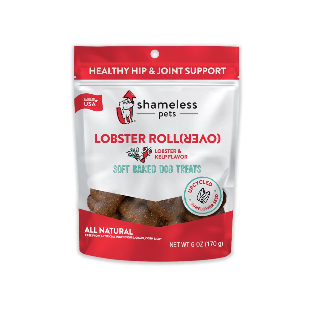 Animaux de compagnie, Shameless Pets Lobster Roll(Over) Soft Baked Dog Treats (friandises molles pour chiens)