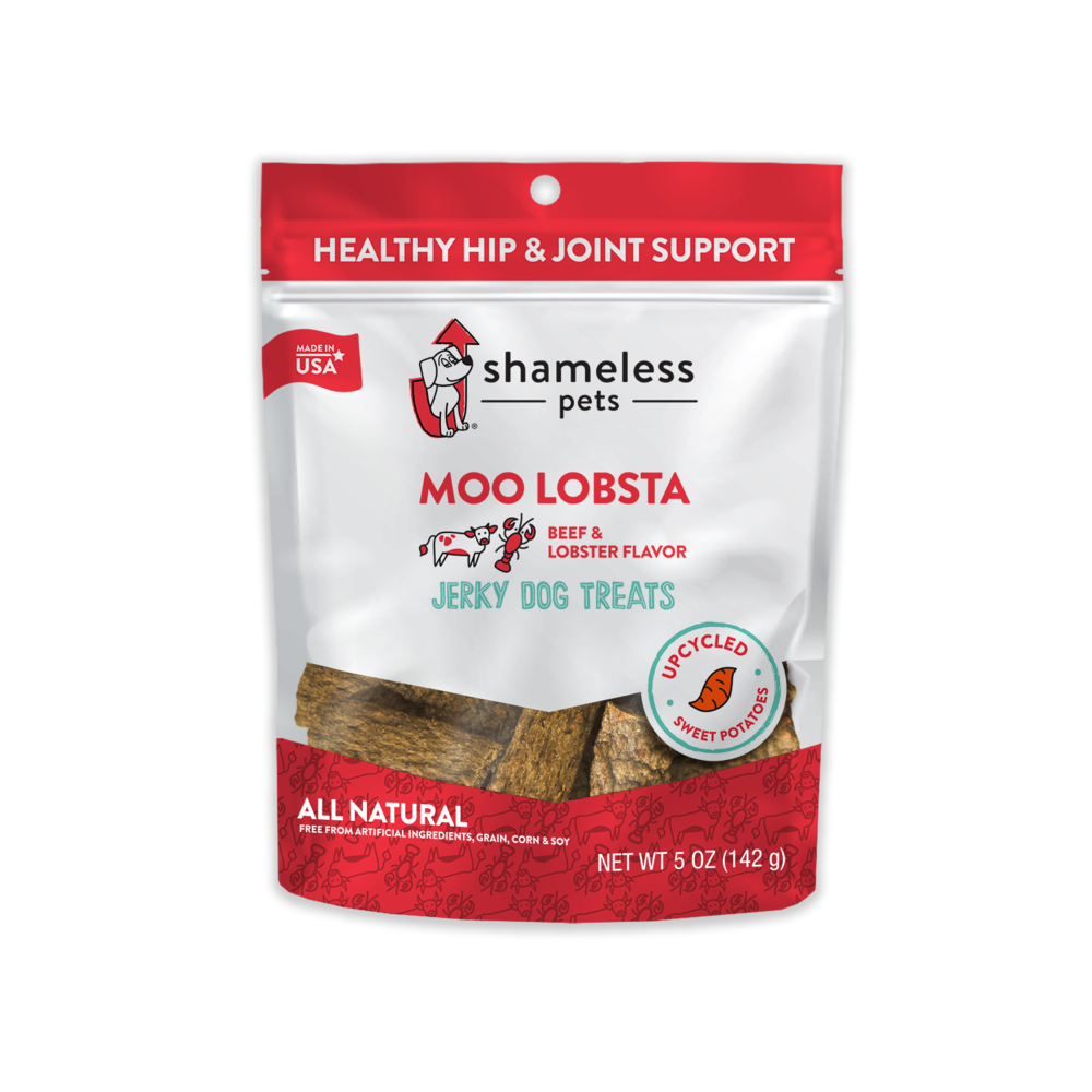 Animaux de compagnie, Shameless Pets Moo Lobsta Jerky Bites