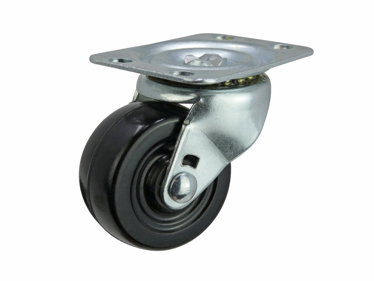 Shepherd Hardware, Shepherd Hardware 2-Inch Swivel Plate Soft Rubber Caster, 90-lb Load Capacity (capacité de charge de 90 livres)