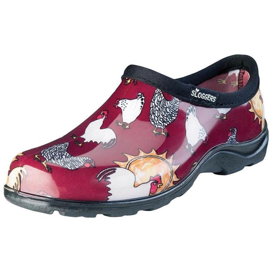 Sloggers, Sloggers Chaussures confort imperméables pour femmes Design Barn Red Chicken