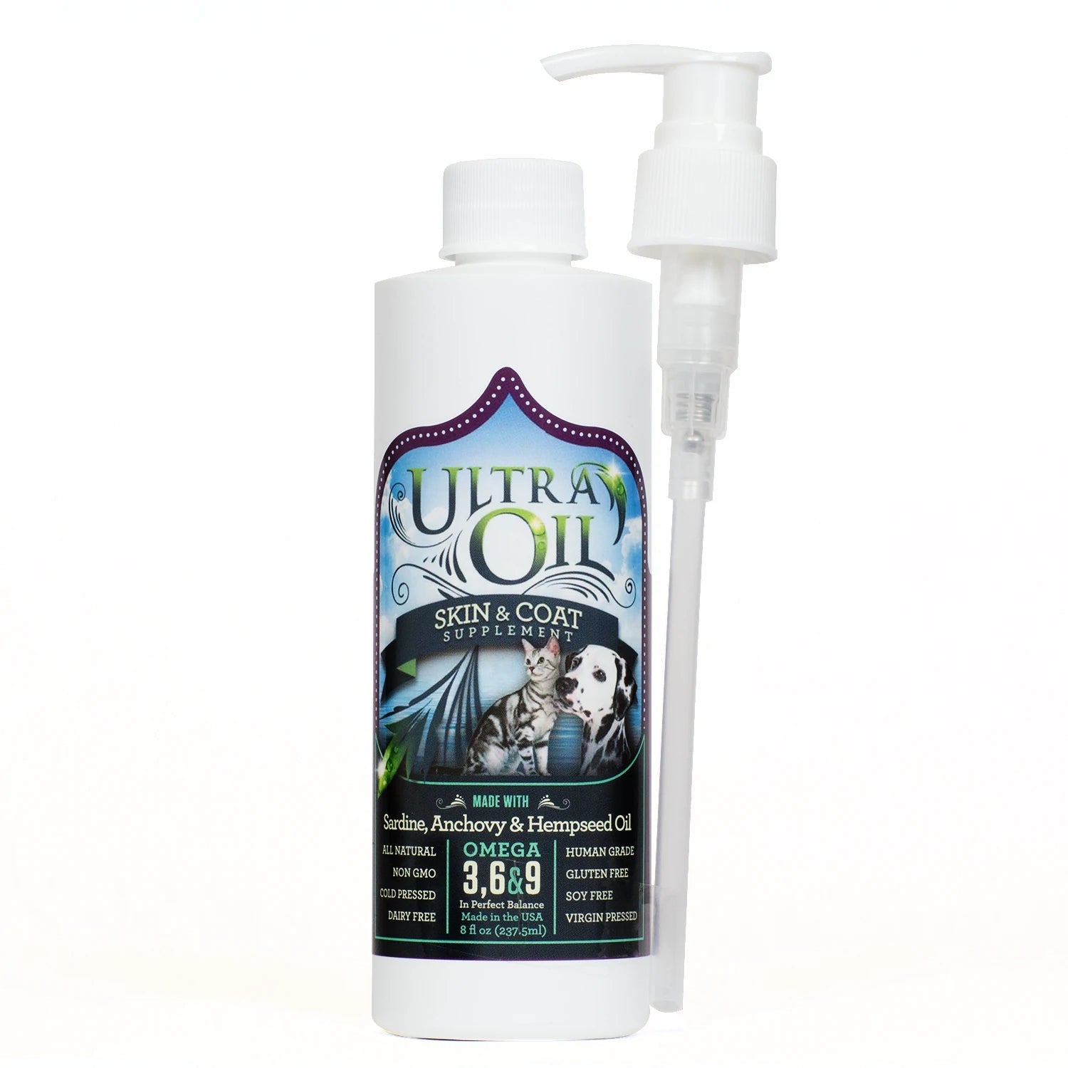 Ultra Oil, Supplément pour la peau et le pelage Ultra Oil pour chiens et chats