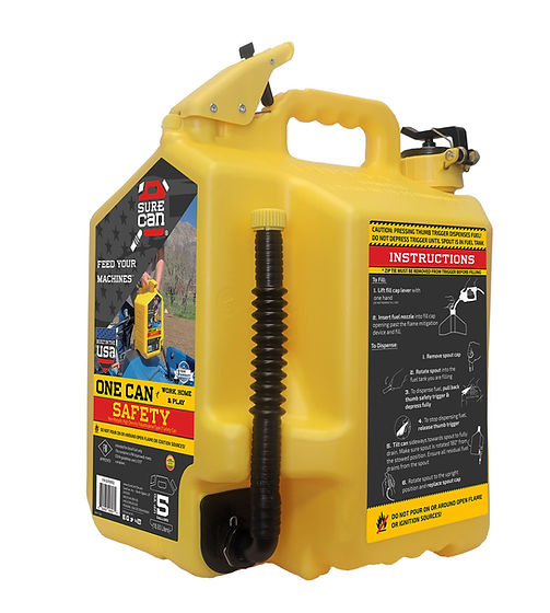 SureCan, SureCan 5 Gallon Diesel Type II Safety Can, Jaune