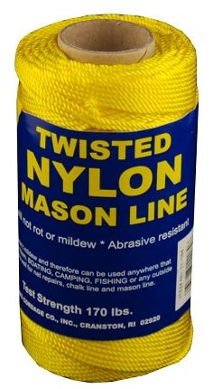 T.w Evans Cordage, T.w Evans Cordage #18 Nylon Mason Line 275' Jaune