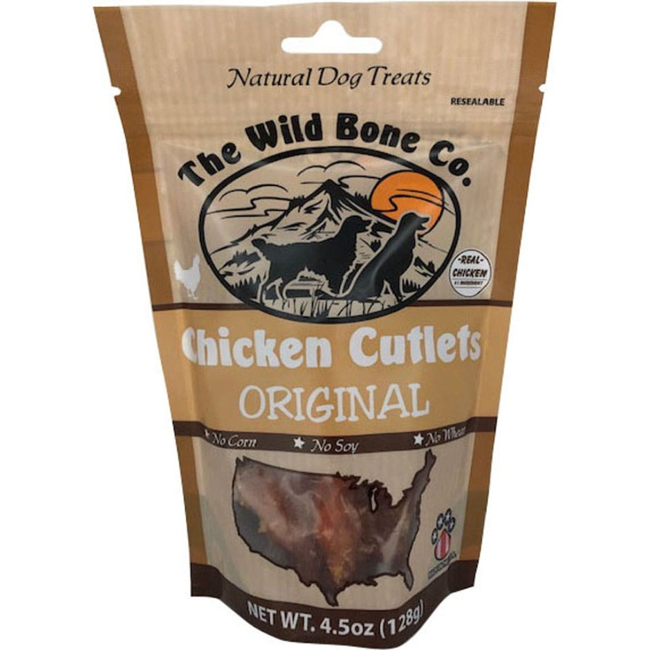 La société Wild Bone, THE WILD BONE CO. CHICKEN CUTLETS DOG TREAT