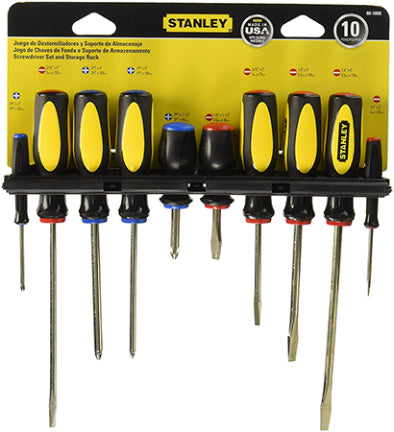 Stanley Tool, TOURNEVIS 10 PIECES