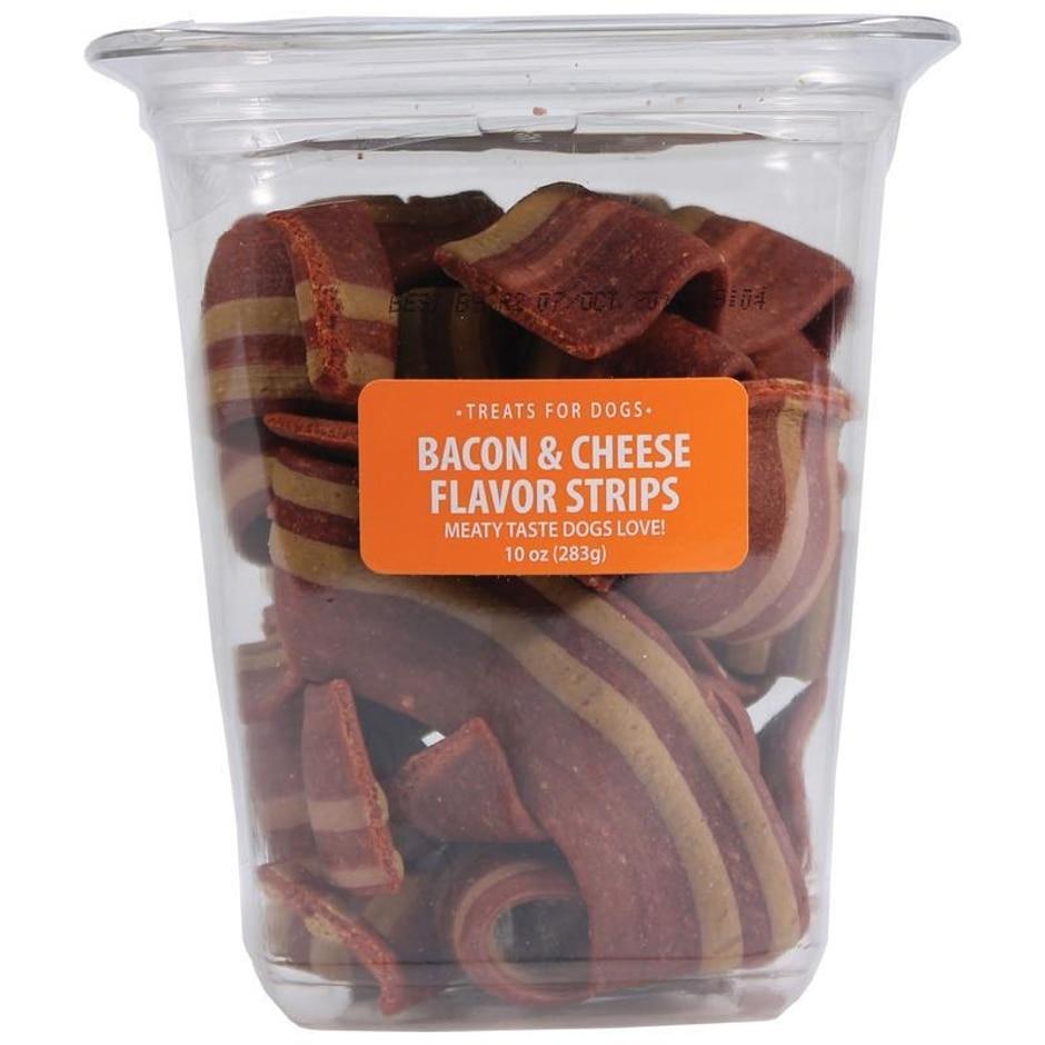 Triomphe, TRIUMPH BACON & CHEESE FLAVOR STRIPS DOG TREATS