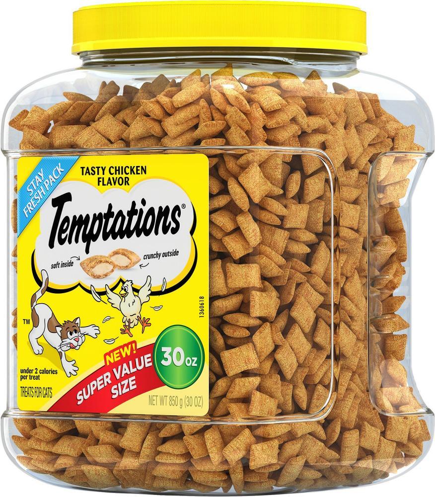 TEMPTATIONS, Temptations Tasty Chicken Flavor Cat Treats (friandises pour chats)