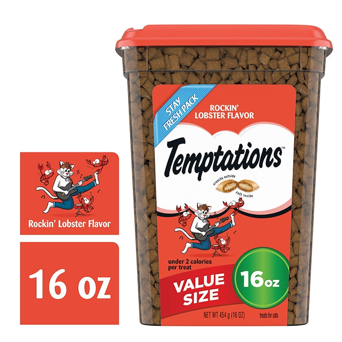 TEMPTATIONS, Temptations Treats Rockin' Lobster Flavor 3oz