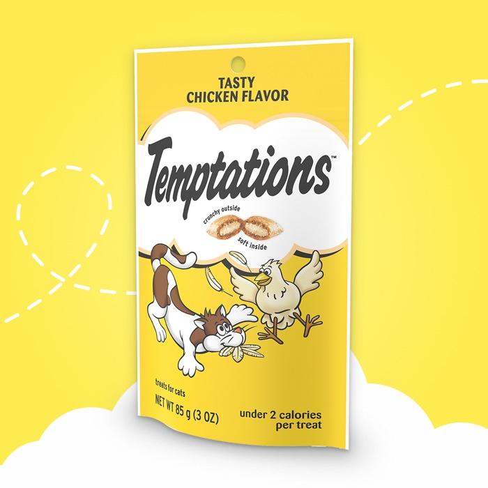 TEMPTATIONS, Temptations Treats Tasty Chicken Flavor (Saveur de poulet)