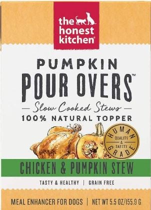 La cuisine honnête, The Honest Kitchen Pumpkin Pour Overs - Ragoût de poulet et de citrouille